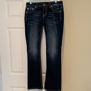 Miss Me Dark Blue Boot Cut Jeans